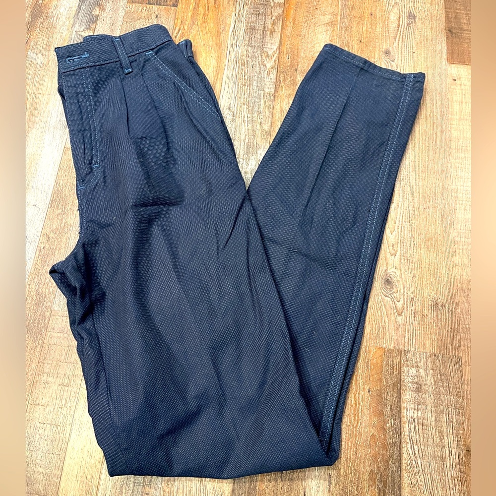 Blue Retro Wrangler Trousers